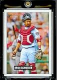 2005 Bowman Heritage # 38 Brian Schneider Washington Nationals Baseball Card