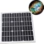 HQRP 20W Mono-crystalline Solar Panel 20 Watt 12 Volt in Anodized Aluminum Frame plus HQRP Coaster