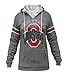 Women's Ohio State Buckeyes Athletic Hoodies Sporty Sweatshirts - Grey