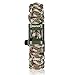 Gonex 550 Paracord Premium Paracord Bracelet with Fire Starter Military Survival Parachute Cord(British Woodland camo)