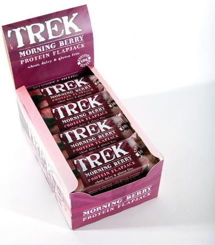 Trek Flapjacks morning berry protein flapjack (16 x 50G) by Trek Flapjacks