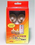 FlickerCell MINI Remote - Battery LED Tealight - Set of 6