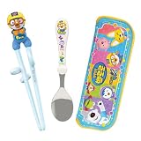 Children Cheater Training Chopsticks & Spoon set Penguin
