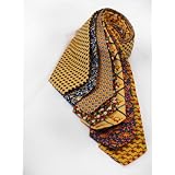 7Piece 100% Pure Silk Ties. Made in England. (251D)RRP£139.99