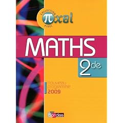 Maths 2e : Programme 2009