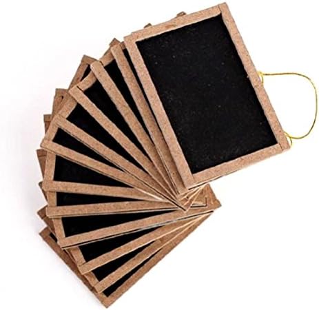 Fancy 12 Mini Small Chalkboards 2" X 3" For Wedding Place Cards Party Favors &amp; Crafts