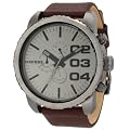 Diesel - DZ4210 - Montre Homme - Quartz Analogique - Cadran Gris - Bracelet Cuir Marron