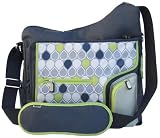 JJ Cole System 180 Diaper Bag, Navy Drop