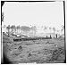 Brandy Station, Virginia. Headquarters, Army of the Potomac. Company of Zouaves in fo...