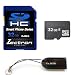 Zectron Smart Phone Series SDHC 32GB Micro Class 6 Memory Card for Plum Axe  Z401  Z400   Free Micro USB card reader