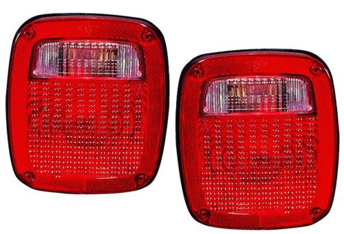 Jeep Wrangler Replacement Tail Light Assembly 1 Pair - The World's