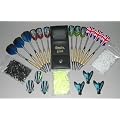 2 x 6 Turnier-Dartpfeile, 1 EMPIRE�Darttasche, 3 EMPIRE�Avadart-Flights und Zubeh�r