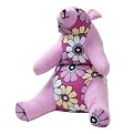 Color Zoo Bailey the Bear Stuffed Animal - Pink Dreams