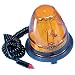 Kimberly Clark Jackson Safety 17378 Rotating Strobe With Magnetic Base and Plugs Into Lighter, 4-3/4" Base Diameter x 7-1/4" Height, Amber