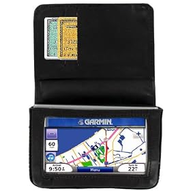 Puregadgets Exclusive Garmin Sat Nav Leather Case for Garmin Nuvi 205W / 215W / 250W / 255W / 265WT / 710 / 760T / 765T / 770 / 775T