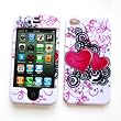 Apple iPhone 4 & 4S Snap-On Protector Hard Case Image Cover "Sweethearts" Design