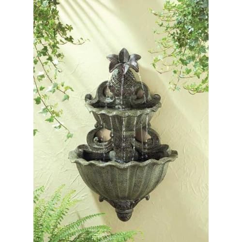 Pineapple Home Garden Outdoor Wall Water Fountain Decor