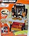 Black & Decker Jr Kids Power Workshop Workbench + Tools, 50+ Accessories and Toolbox Plus BONUS Light Up FLASH LIGHT!