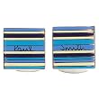 Paul Smith multi stripe square cufflinks PS1453