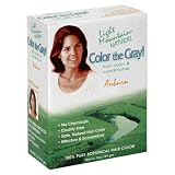 Light Mountain Natural Color The Gray! Hair Color & Conditioner, Auburn, 7 oz (197 g) (Pack of 2)