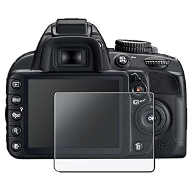 eForCity Reusable Anti-Glare Screen Protector for Nikon D3100