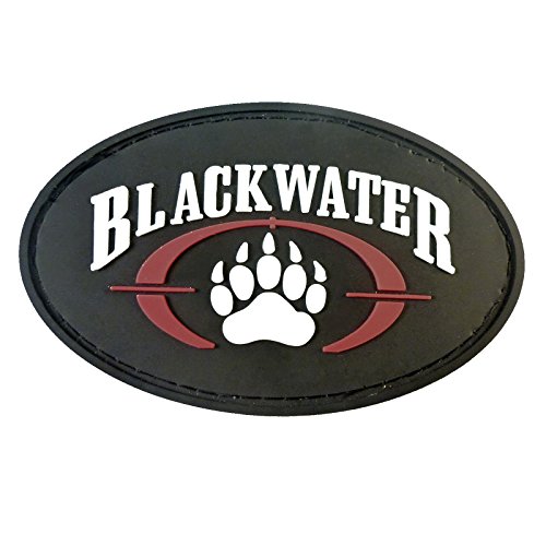 Blackwater Academi Insignia Milspec Tactical Military 3D PVC Rubber Velcro Patch