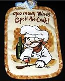 LK3019PH Too Many Wines Spoil the Cook Pot Holder