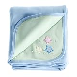 Anna Claire Beautiful Designed Baby Receiving Blanket, Double Sided Designs, Swaddle Blankets (Wish Upon A Star) ~ ZZ Home