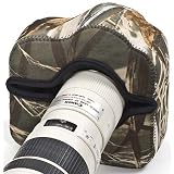 LensCoat Soft Neoprene BodyGuard Pro for Pro SLR & Semi Pro SLR Cameras With Optional Grips Attached - Realtree Advantage Max4 (m4)