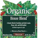 Green Mountain House Blend 4 lbs Blends Whole Bean Coffee Fair Trade Bulk Certified Organic
