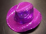 Sequin Covered Western / Purple / Red Hat Lady Society 51aOXMYbMGL. SL160 Sequin Covered Western / Purple / Red Hat Lady Society