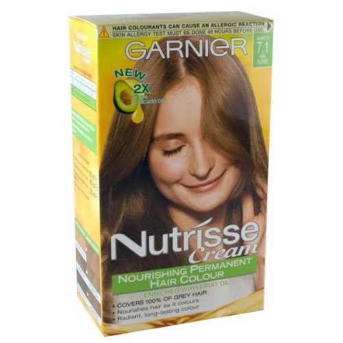 Garnier Nutrisse Creme Nourishing Permanent Hair Colour 7.1 Ash Blonde Preisvergleich