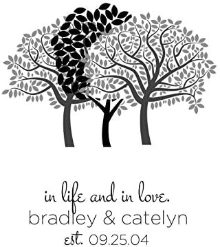 Love Tree 3 - Custom Artwork, Personalized art for Families, Friends, and Couples. Wedding, Anniversary or Engagement Gift