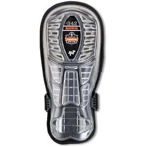 ProFlex 342 Extra Long Cap Injected Gel Knee Pad, Black by Ergodyne
