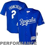 MLB Majestic Jeff Francoeur Kansas City Royals #21 Preschool Authentic Batting Practice Performance Jersey - Royal Blue (4)