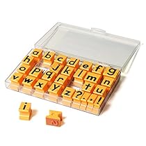 Educational Insights Alphabet Rubber Stamps - Lowercase 5/8