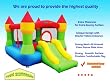 Bounceland Castle W/Hoop Inflatable Bounce House Bouncer