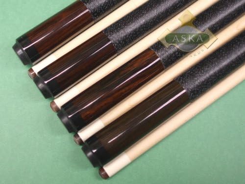 Rosewood Billiard Pool Cue Stick Set of 4 Aska Short Cues LCSC