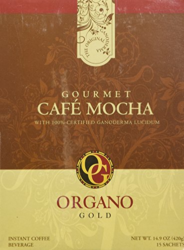 Organo Gold Gourmet Mocha Coffee 14.9 oz, 15 sachets