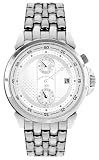 André Belfort - Fuseau Horaire argent - Montre Homme - Bracelet en Acier Inoxydable