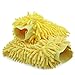 Crusar Microfiber Chenille Dust Wash Mitt Thick and Super Absorbent Universal Fit for Most Hands Use Wet or Dry Yellow Pack of 1