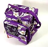 Hawaiian Hawaii Purple Lunchbox Lunch Box Bag Soft Thermal Insulated