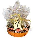 Trick Or Treat Halloween Chocolate Caramel Apple Basket
