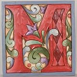 Jim Shore Monogram Red Alphabet Letter Display 