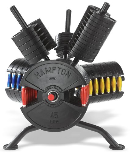 Hampton Fitness Fusion Plate Spin Rack - FNR-1