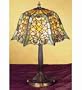 17"H Duffner & Kimberly Shell & Diamond Accent Lamp