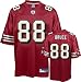 Isaac Bruce Youth Jersey: Reebok Red Replica #88 San Francisco 49ers Jersey - Large (14-16)