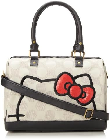 Hello Kitty Hello Kitty Polka Dot Duffle Top Handle Bag