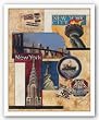 New York Collage by Susan Osborne 8"x10" Art Print Poster