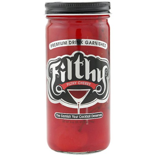 Filthy Long Stemmed Red Cherries - 8 oz Jar